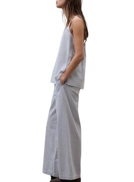 Top Ecoalf Aria listrado para mulher