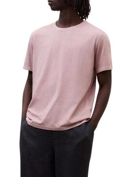 Camisa Ecoalf Vent rosa para homem.