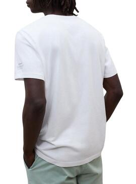 Camiseta Ecoalf Vent branca para homem