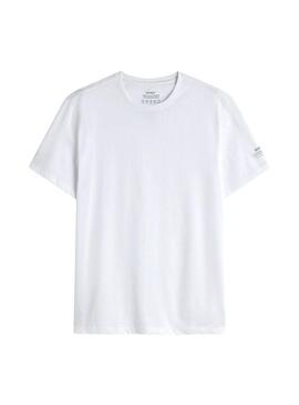 Camiseta Ecoalf Vent branca para homem