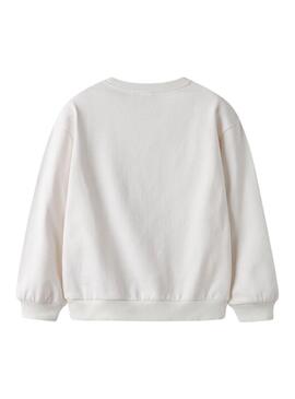 Moletom Name It love more cru para menina.