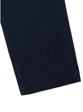 Calça chino azul marinho da Silbon para homem.