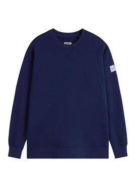 Camisola Ecoalf Storm azul para mulher.