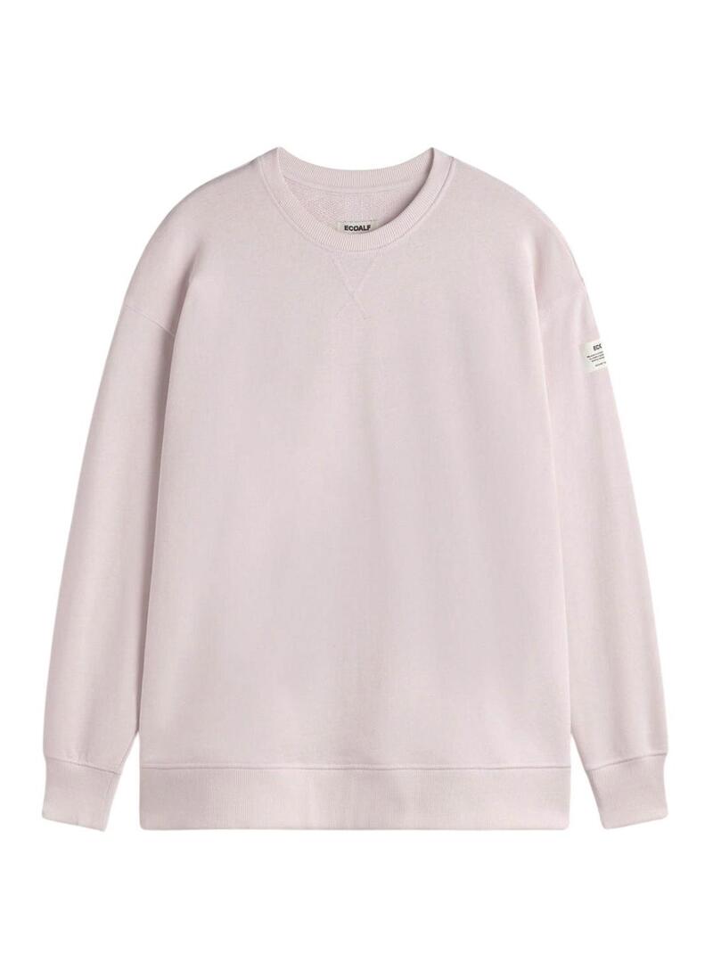Moletom Ecoalf Storm rosa para mulher.