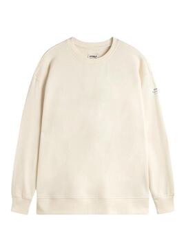 Moletom Ecoalf Storm bege para mulher