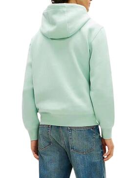 Moletom Tommy Hilfiger Brand Love verde para homem