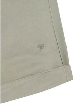 Bermuda clássica verde Silbon para homem