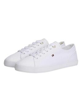 Sapatilhas Tommy Hilfiger Foxing branco para mulher