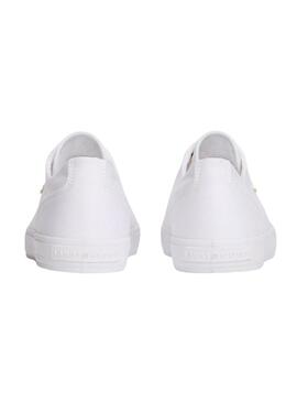 Sapatilhas Tommy Hilfiger Foxing branco para mulher