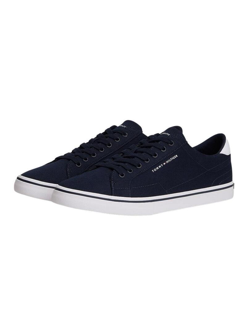 Sapatos Tommy Hilfiger Vulc azul marinho para homens.