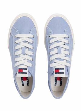 Sapatilhas Tommy Jeans Archive Y2K azul para mulher.