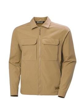 Jaqueta Helly Hansen Escape camelo para homem.