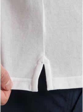 Camisa de polo branca Helly Hansen Messina para homem.