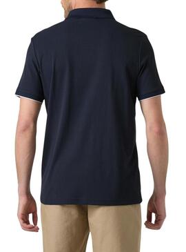 Camisa Polo Helly Hansen Ocean azul marino para homem.