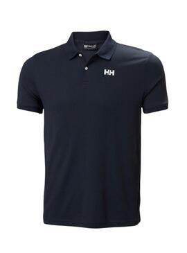 Camisa Polo Helly Hansen Ocean azul marino para homem.