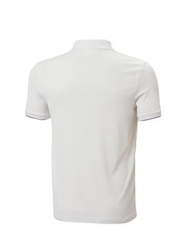 Camisa Polo Helly Hansen Ocean branca para homem.