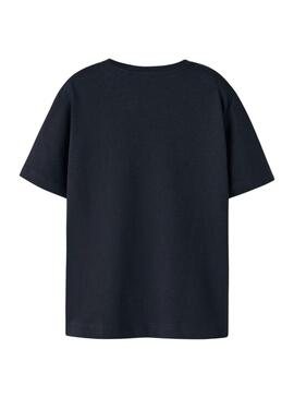 Camiseta Name It Benna moto preta para menino