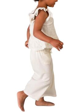 Conjunto Maioral de três peças safari para bebê.