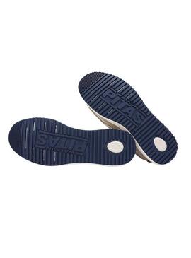 Sapatos Walkin Pitas Byron bege para homem