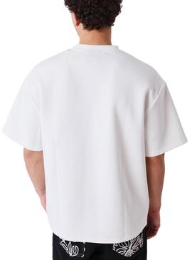 Camisa Project x Paris Bandana branca para homem.