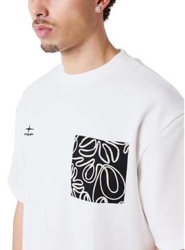 Camisa Project x Paris Bandana branca para homem.