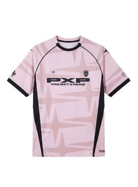 Camiseta Project x Paris Training rosa para homem.