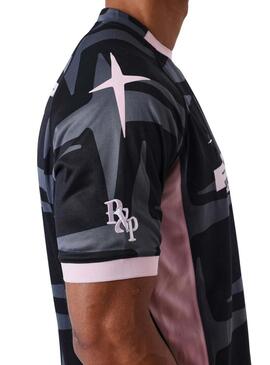 Camiseta Project x Paris Training preta para homem.