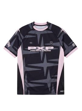 Camiseta Project x Paris Training preta para homem.