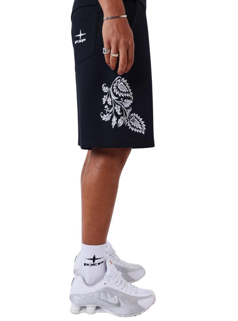 Projeto de Bermudas x Paris Evasion preto para homem