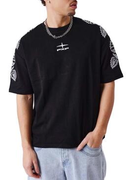 Camiseta Project x Paris Evasion preta para homem.