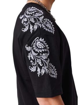 Camiseta Project x Paris Evasion preta para homem.