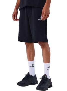 Projeto Bermudas x Paris Polaris preto para homens.