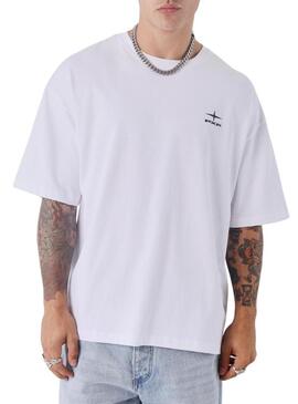 Camiseta Project x Paris boxy Essentials branca para homem.