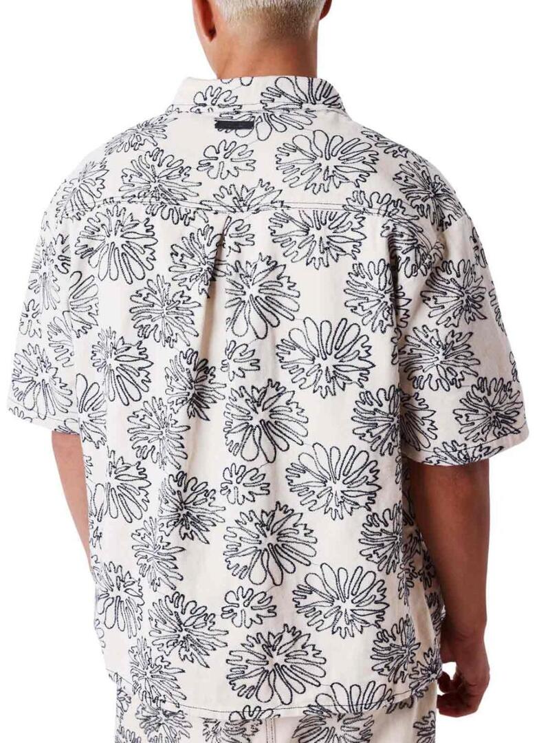 Camisa Project x Paris Street bloom estampado floral para homem.