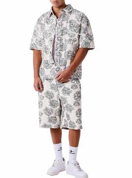 Camisa Project x Paris Street bloom estampado floral para homem.