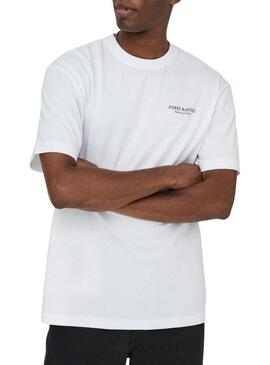 Camiseta Only and Sons Fred Bakery branca para homem