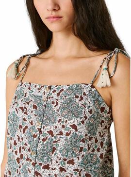 Top Pepe Jeans Agnes verde para mulher