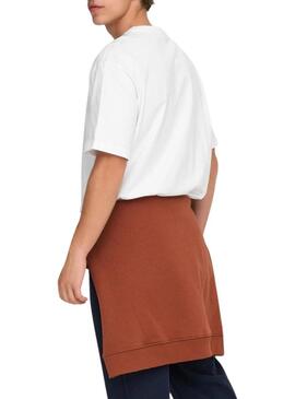 Camisa Only and Sons Fred branca para homem.