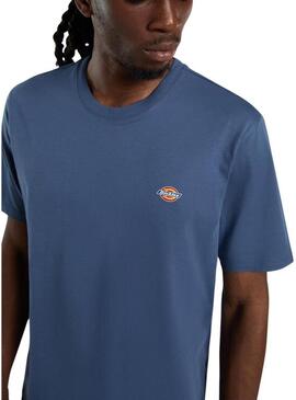Camiseta Dickies Mapleton azul índigo para homem