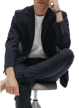 Casaco El Pulpo ultraleve em azul-marinho para homem