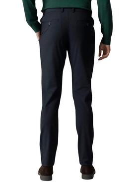 Calça terno El Pulpo conforto azul marinho para homem