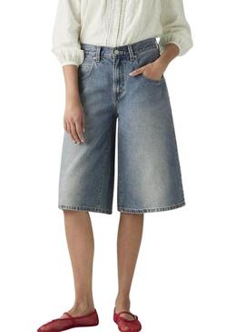 Shorts Levis Super Baggy Jort denim para mulher