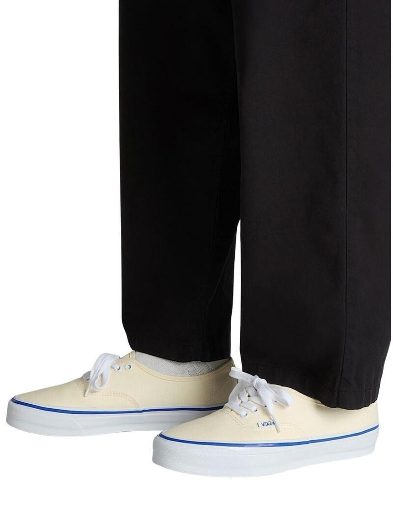 Sapatilhas Vans Authentic branco e azul para mulher.