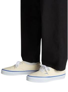 Sapatilhas Vans Authentic branco e azul para mulher.