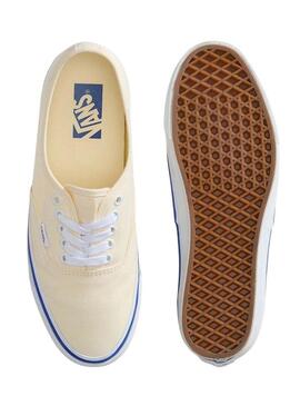 Sapatilhas Vans Authentic branco e azul para mulher.