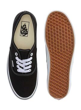 Sapatilhas Vans Authentic preto para mulher e homem.