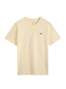 Camisa Levi's Original amarela para homem.