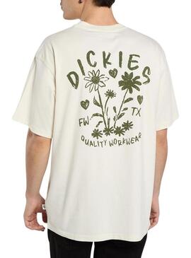 Camiseta Dickies Amberley bege para homem.