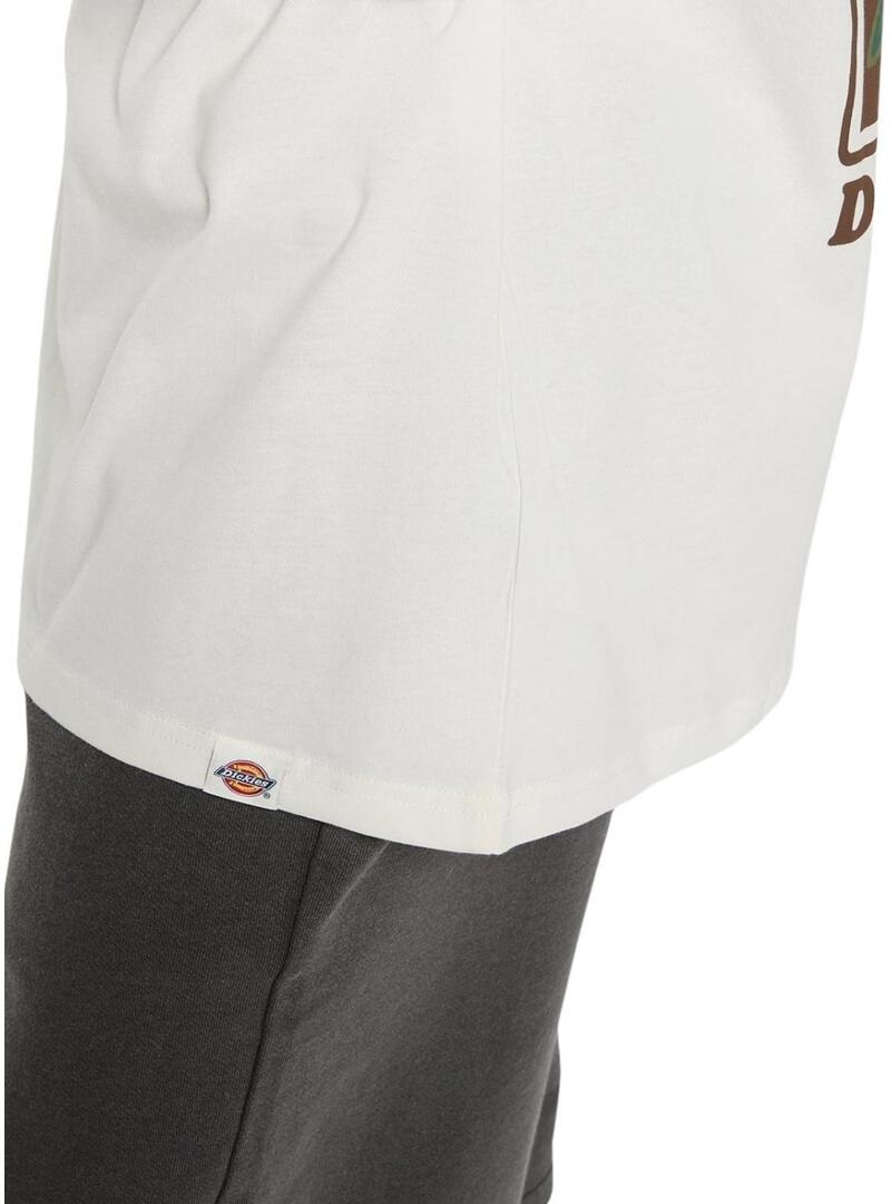 Camiseta Dickies Sunflower branca para homem