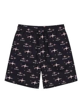 Calção Project x Paris Starfield preto estampado para homem